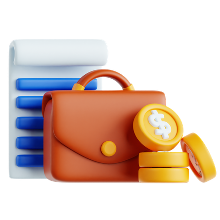 Sac de bureau  3D Icon