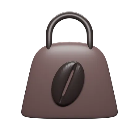 Sac de café  3D Icon