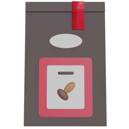 Sac de café  3D Icon