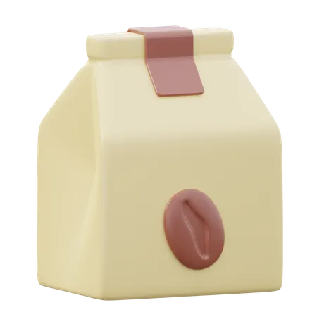 Sac de café  3D Icon