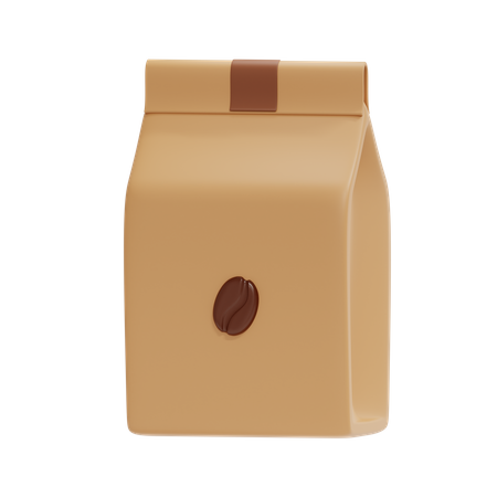 Sac de café  3D Icon