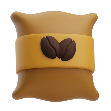 Sac de café  3D Icon