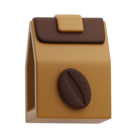 Sac de café  3D Icon