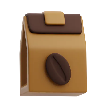 Sac de café  3D Icon