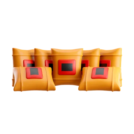 Sac de ciment  3D Icon