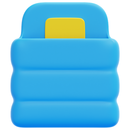 Sac de couchage  3D Icon