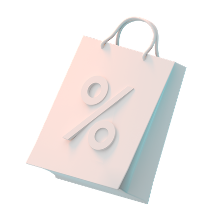 Sac de courses  3D Icon