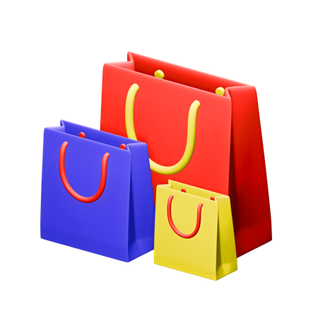 Sac de courses  3D Icon