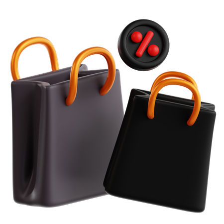 Sac de courses  3D Icon