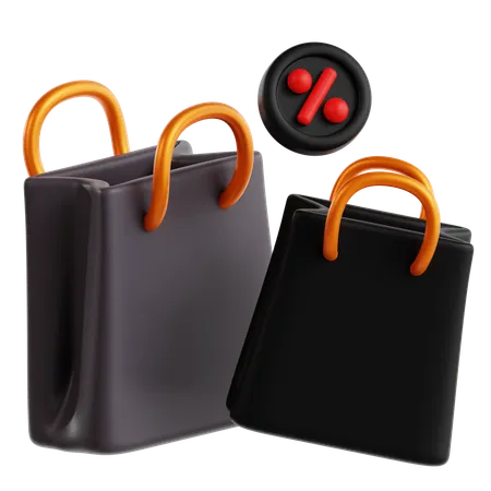 Sac de courses  3D Icon