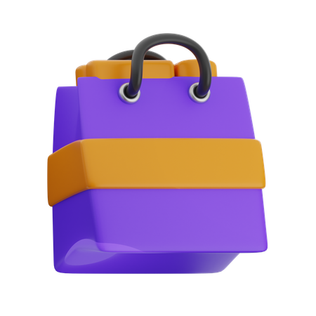 Sac de courses  3D Icon