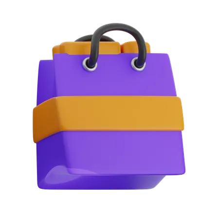 Sac de courses  3D Icon