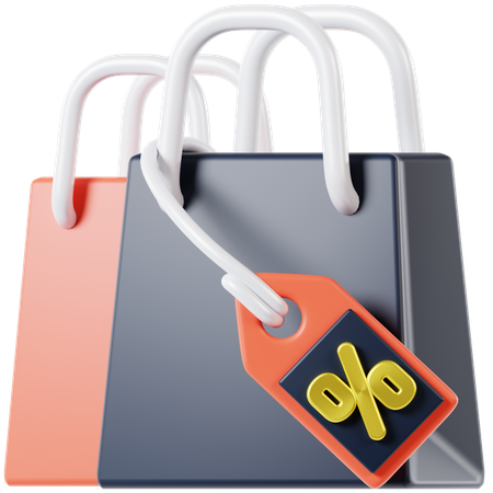 Sac de courses  3D Icon