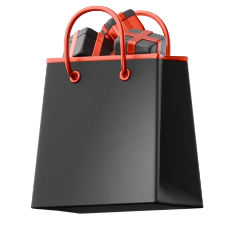 Sac de courses  3D Icon