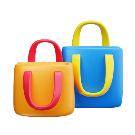 Sac de courses  3D Icon