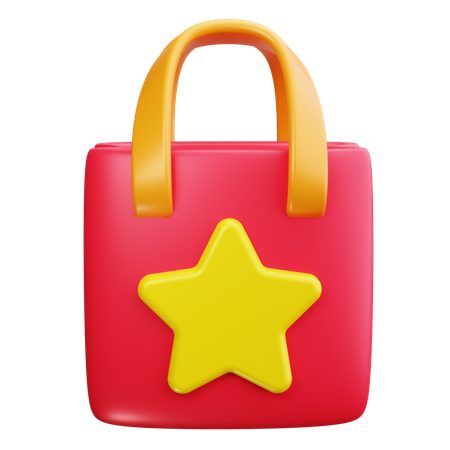 Sac de courses  3D Icon