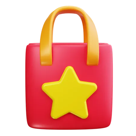 Sac de courses  3D Icon