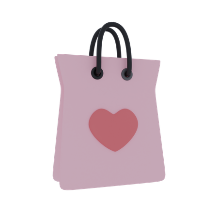 Sac de courses  3D Icon