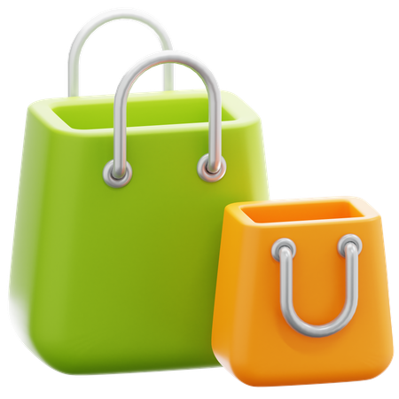Sac de courses  3D Icon