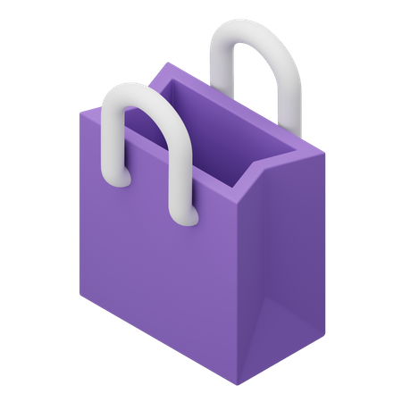 Sac de courses  3D Icon