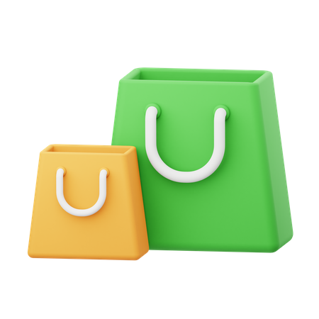 Sac de courses  3D Icon