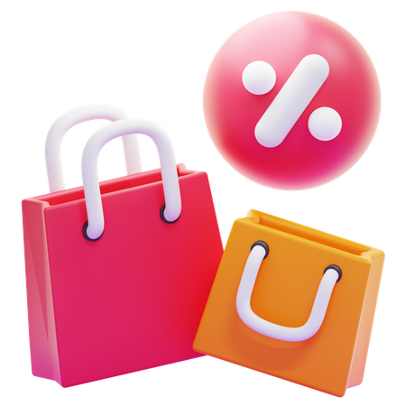 Sac de courses  3D Icon