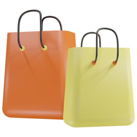 Sac de courses  3D Icon