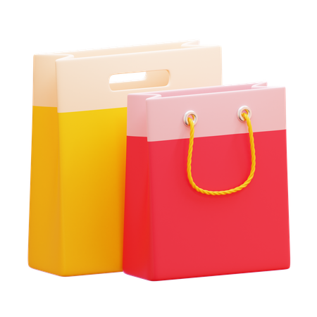 Sac de courses  3D Icon