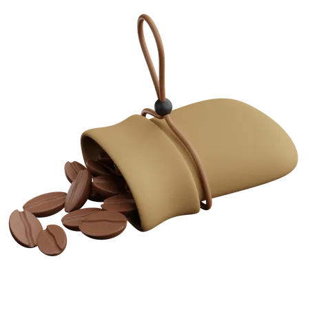 Sac de grains de café  3D Icon