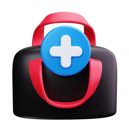 Sac de médecins  3D Icon