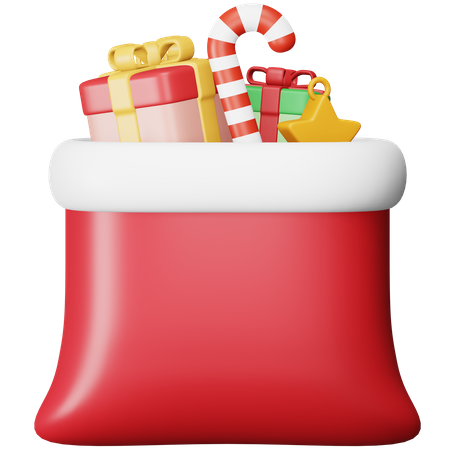 Sac de Noël  3D Icon