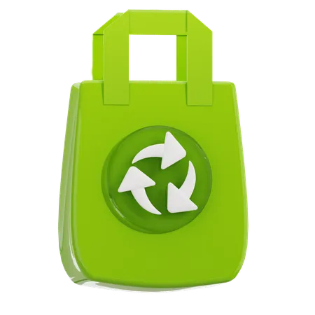 Sac recyclable  3D Icon