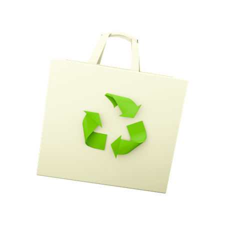 Sac recyclable  3D Icon