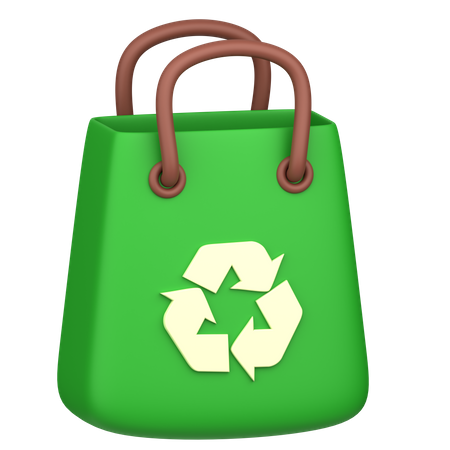 Sac recyclable  3D Icon