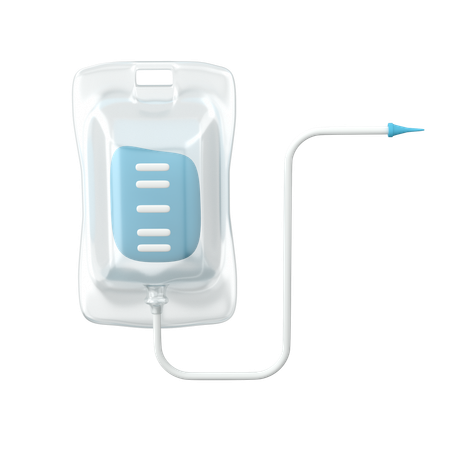 Sac de solution saline  3D Icon