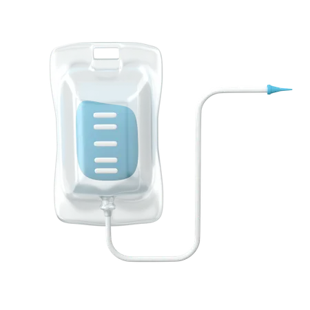 Sac de solution saline  3D Icon