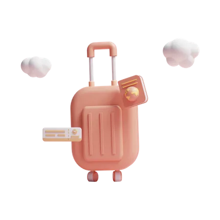 Sac de voyage  3D Icon