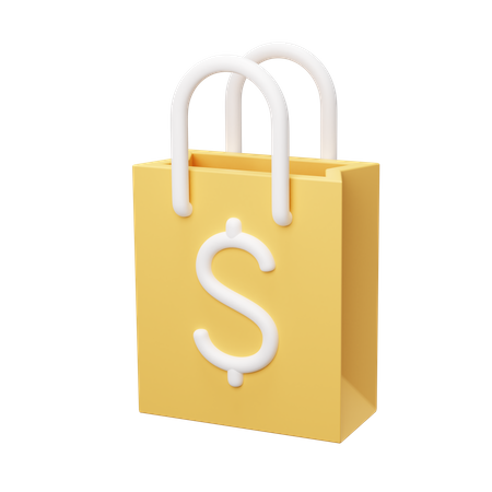 Sac dollar  3D Icon