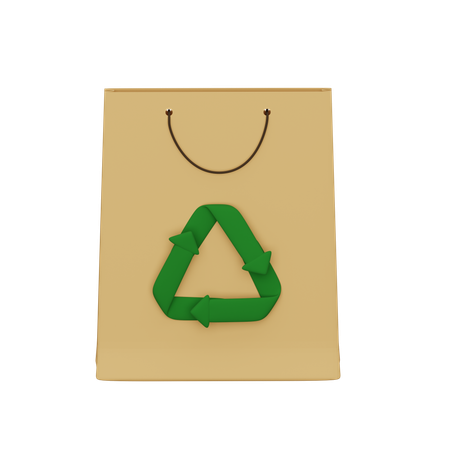 Sac écologique  3D Icon