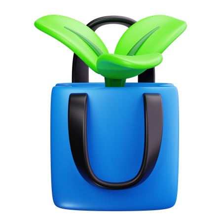 Sac écologique  3D Icon