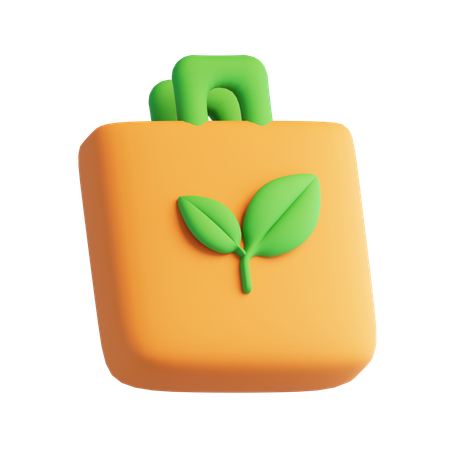 Sac écologique  3D Icon
