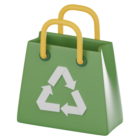 Sac écologique  3D Icon