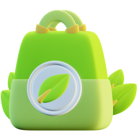 Sac écologique  3D Icon