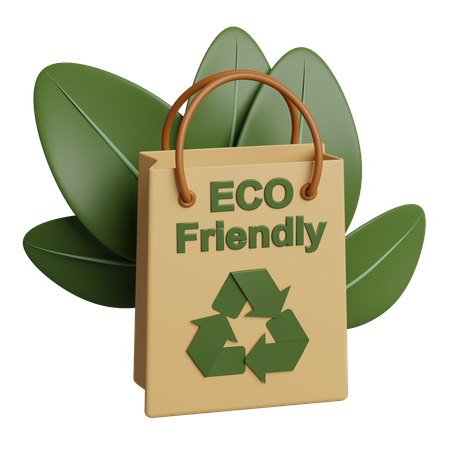 Sac recyclable  3D Icon