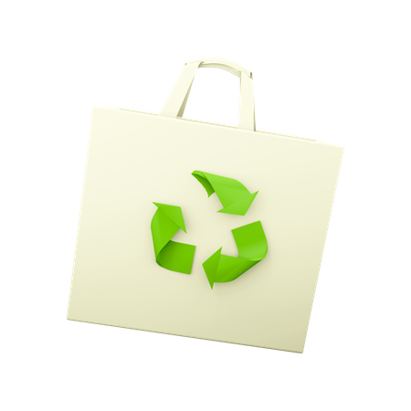 Sac recyclable  3D Icon