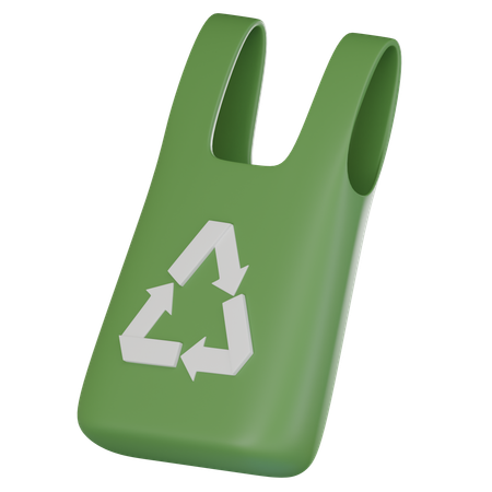 Sac recyclable  3D Icon