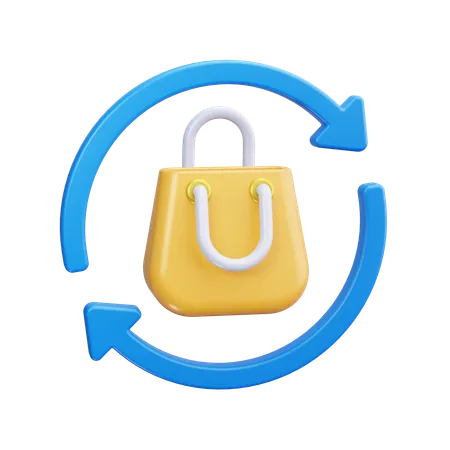 Sac renouvelable  3D Icon