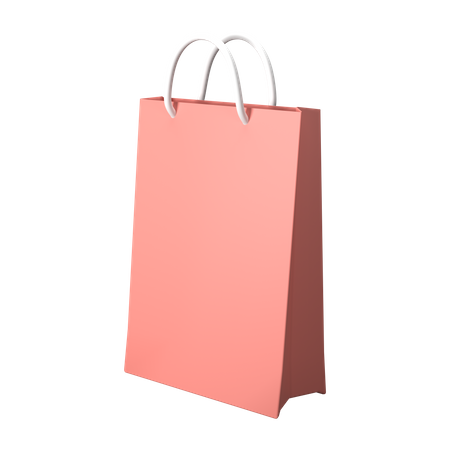 Sac shopping élégant  3D Icon