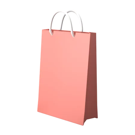 Sac shopping élégant  3D Icon