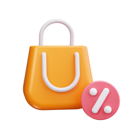 Sac de courses  3D Icon